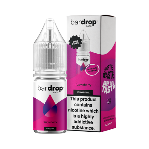 Bar Drop - Fizzy Cherry Ice - Nic Salt - E-Liquid – 10ml